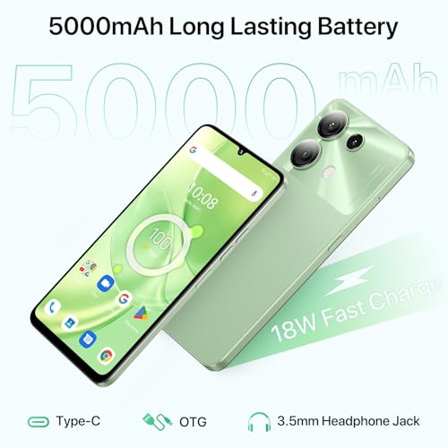 Unlocked 5G Cell Phone, 128GB Expandable, 50MP Camera, 6.75" 90Hz Display, Dual SIM Y561