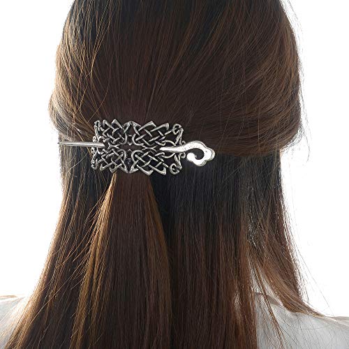 Celtic Knot Hair Clips for Long Hair Z59637