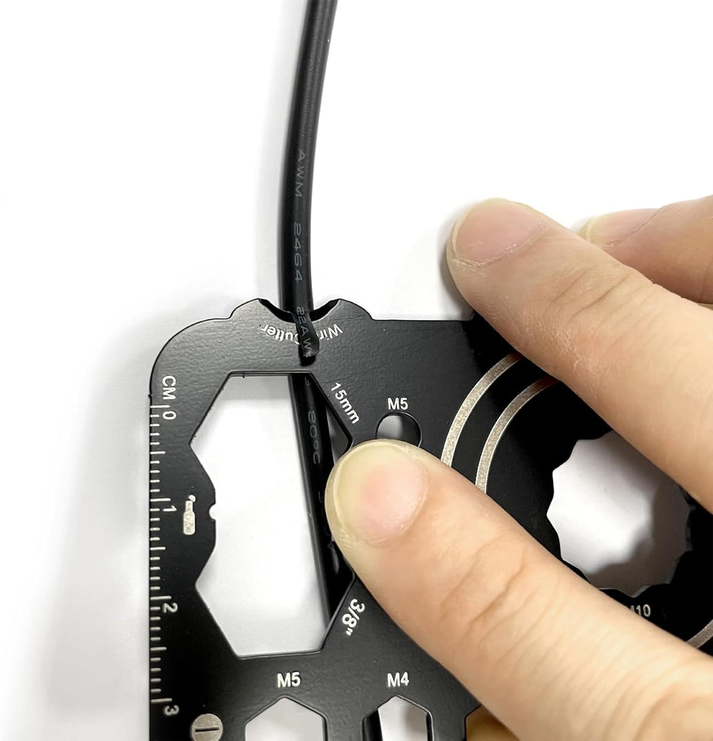 Survival Multitool Card, Pocket Tool for Outdoor Adventure D901