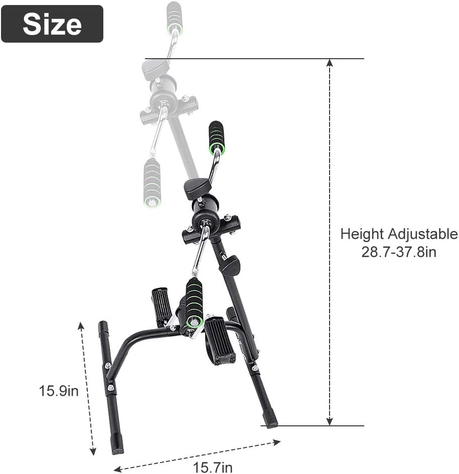 Exercise Bike, Adjustable Pedal Exerciser for Indoor Cycling Fitness Equipment R8028