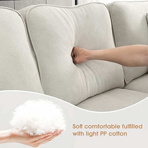 Modular U-Shape Sectional Sofa with 3 Pillows N768786