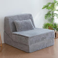 YOSHOOT 3-in-1 Folding Sofa Bed, 7 Inch Convertible Sleeper Chair with Pillow, Fold Out Couch Beds Floor Sofa Lounge for Living Room, Home Office, Playroom