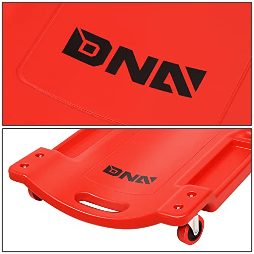 Low Profile Automotive Creeper with Padded Headrest, Red U80837