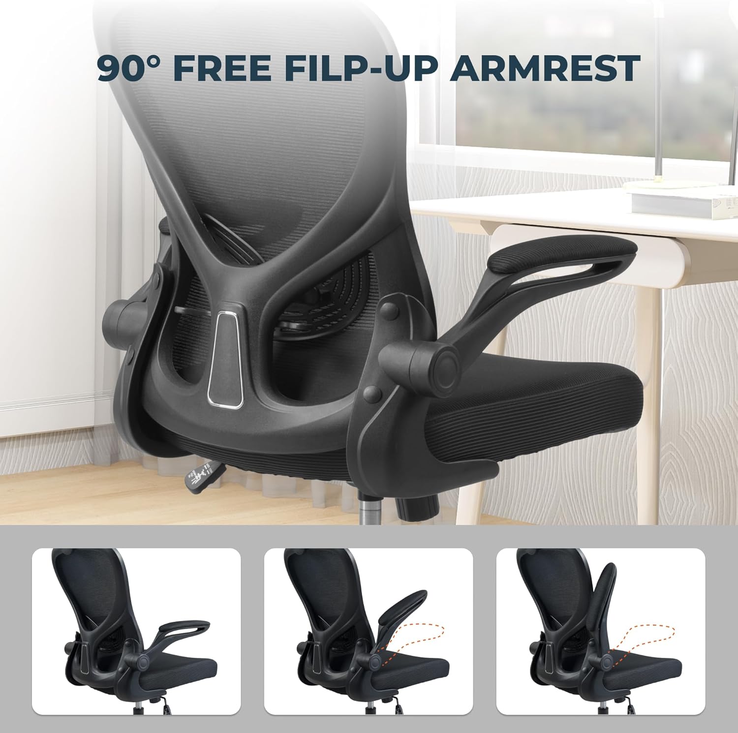 High Back Ergonomic Mesh Office Chair with Adjustable Lumbar Support P323