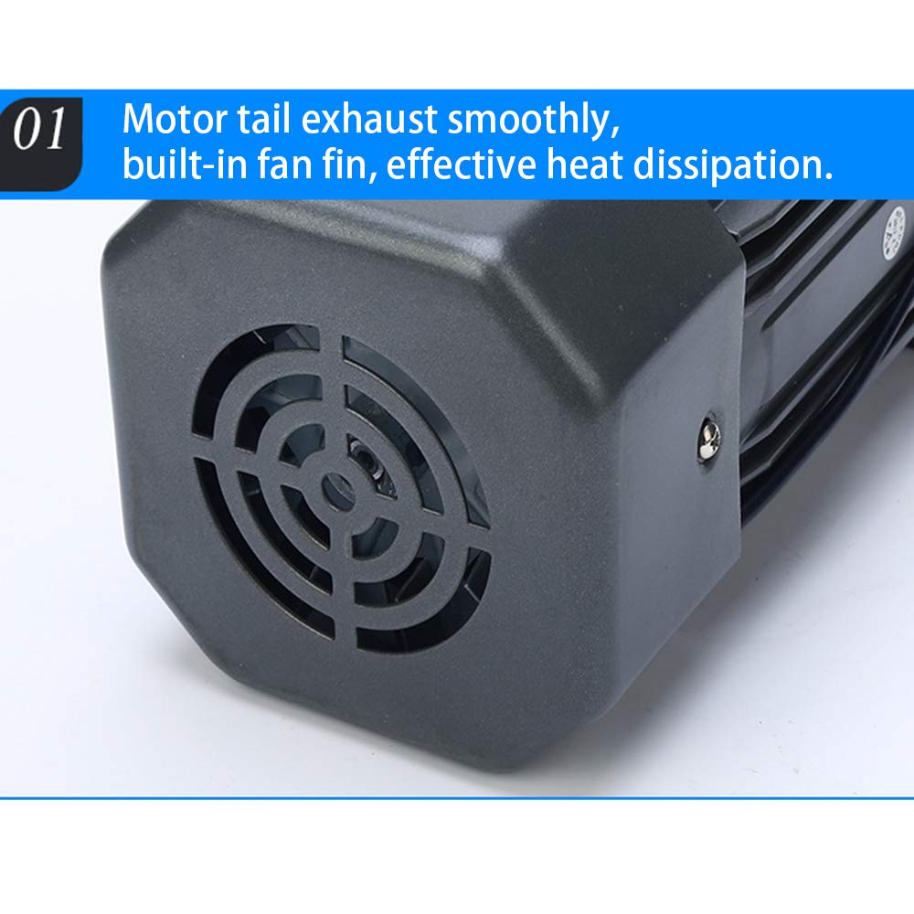 AC High Torque Motor 250W Electric Single-Phase Reversible with Variable Speed Controller 110V F323