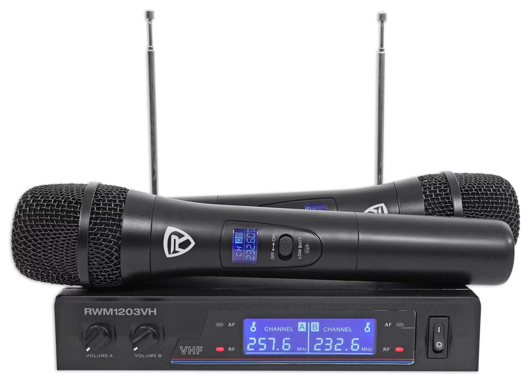 Portable Bluetooth Party Speaker with Deep Bass and Wireless Mics Y122940