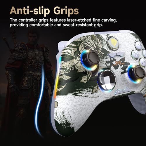 Wireless Bluetooth Controller with Hall Joysticks for PC, Android, Steam and Switch E86358