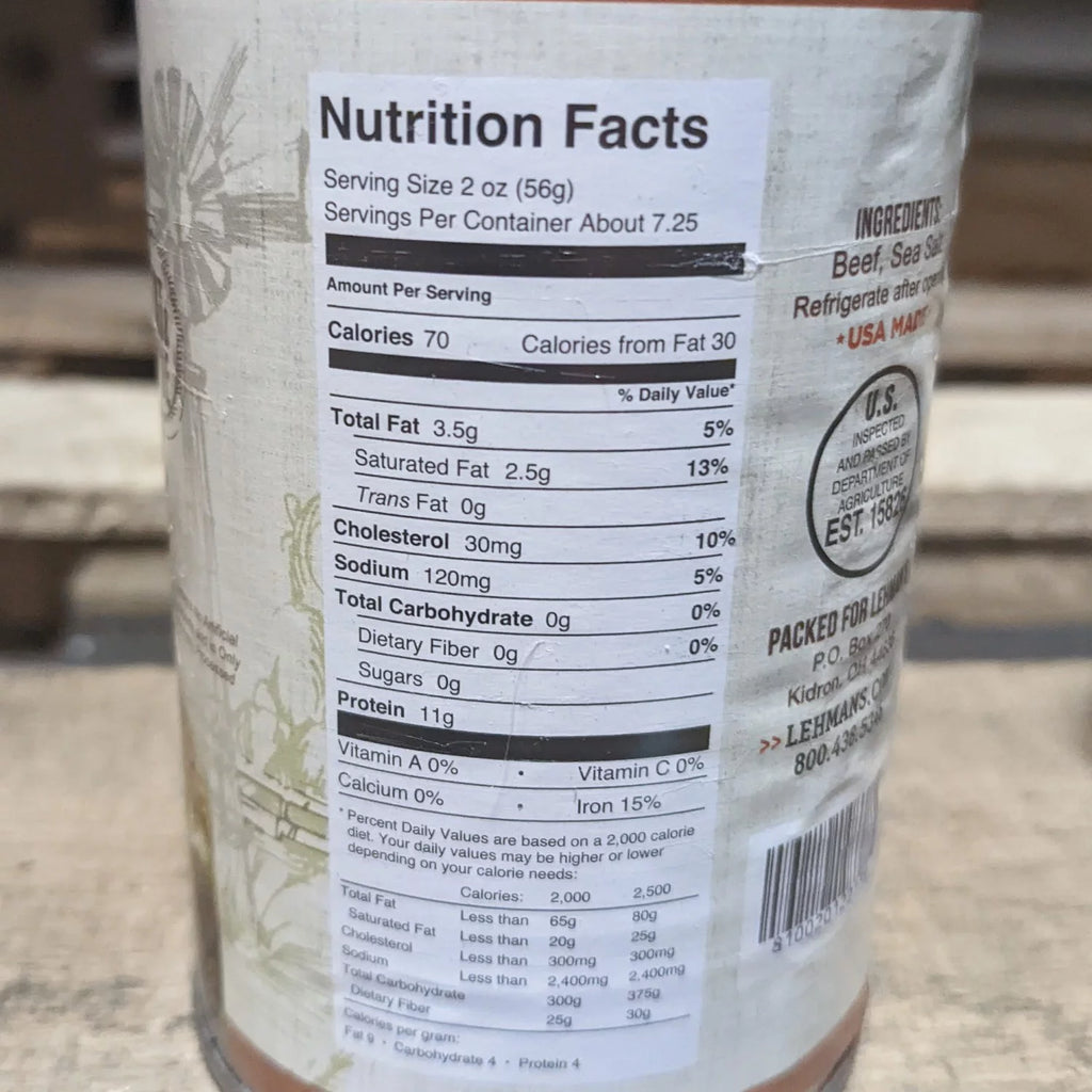 Canned Ground Beef, 14.5 oz, Case of 24 E97591