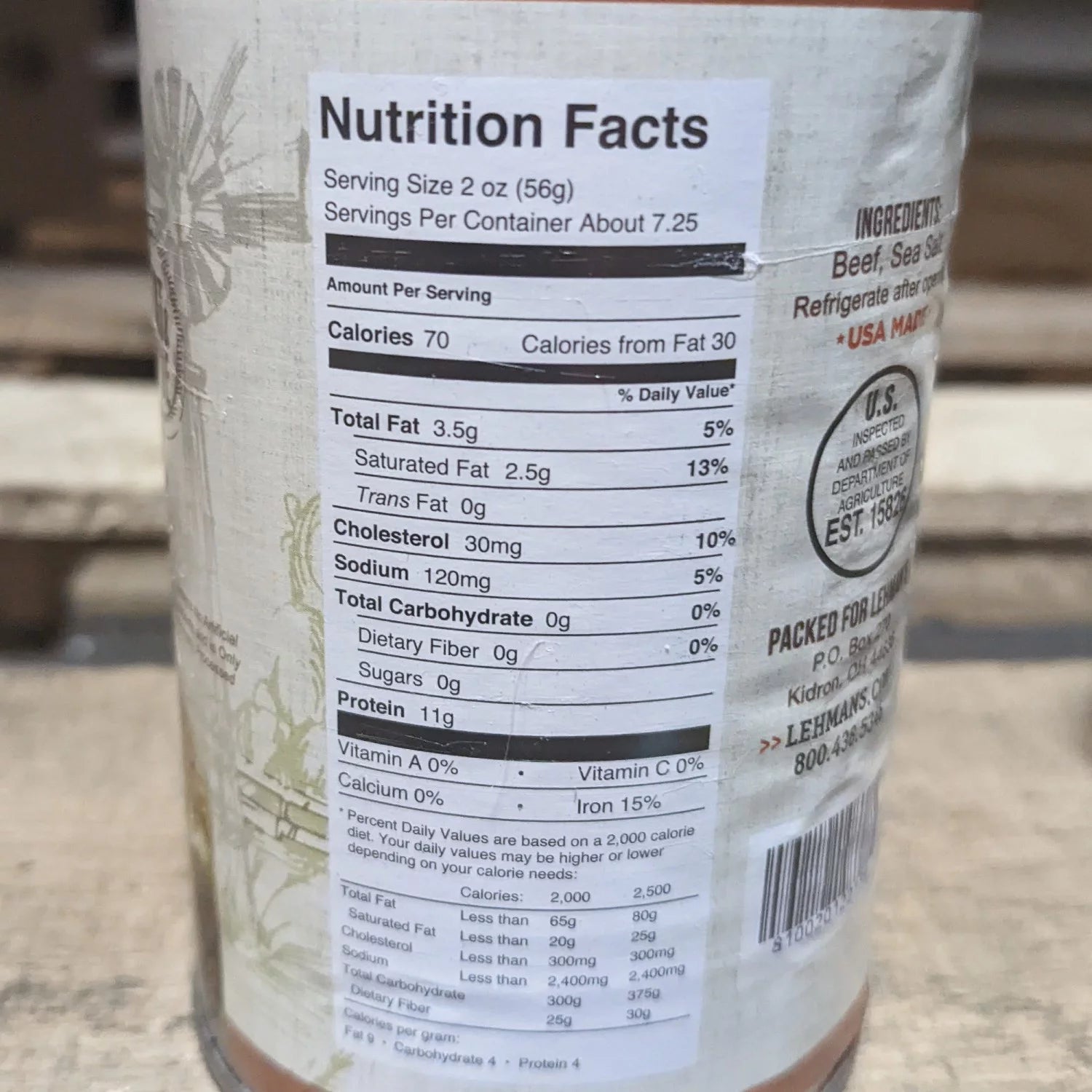Canned Ground Beef, 14.5 oz, Case of 24 E97591