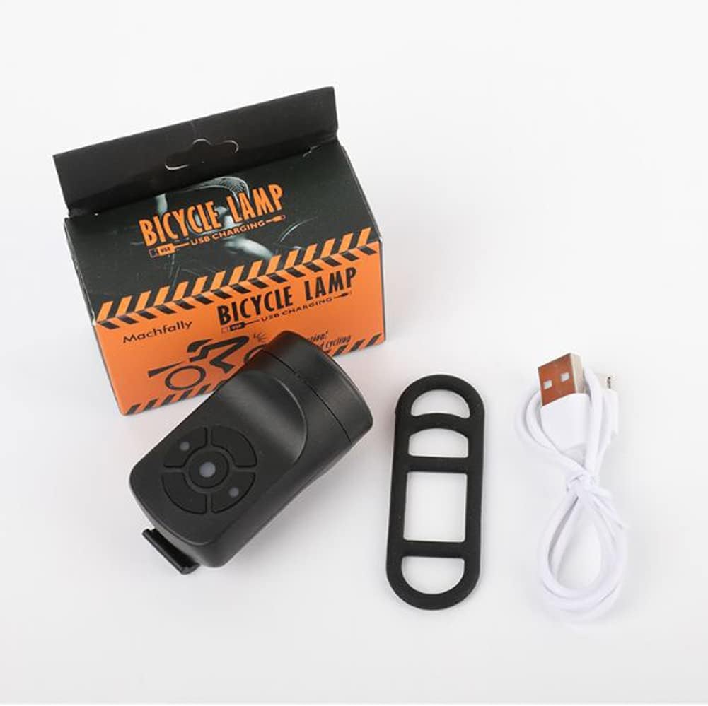 Electric Bike Horn, 120Db with 4 Sound Modes, USB Rechargeable for Mountain and Road Bikes T6830