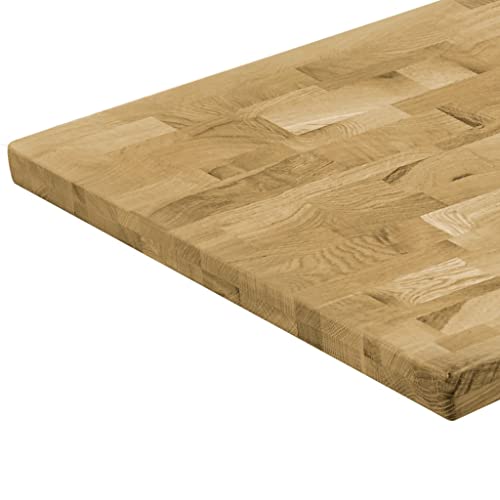 Solid Oak Wood Rectangular Table Top for Dining or Coffee Table B54420