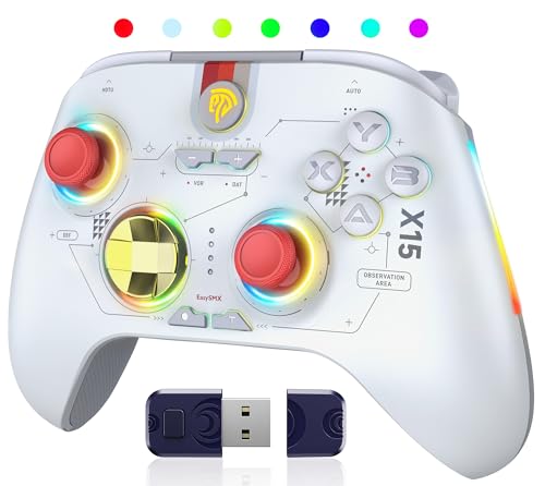 Wireless Bluetooth Controller with Hall Joysticks for PC, Android, Steam and Switch E86358