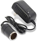 1 PC Car Cigarette Lighter, Lighter Socket Replacement, Power Adapter with Line, Automotive Converter Kit, Power Plug, Universal for Most Trucks, SUVs, Cars (Black)