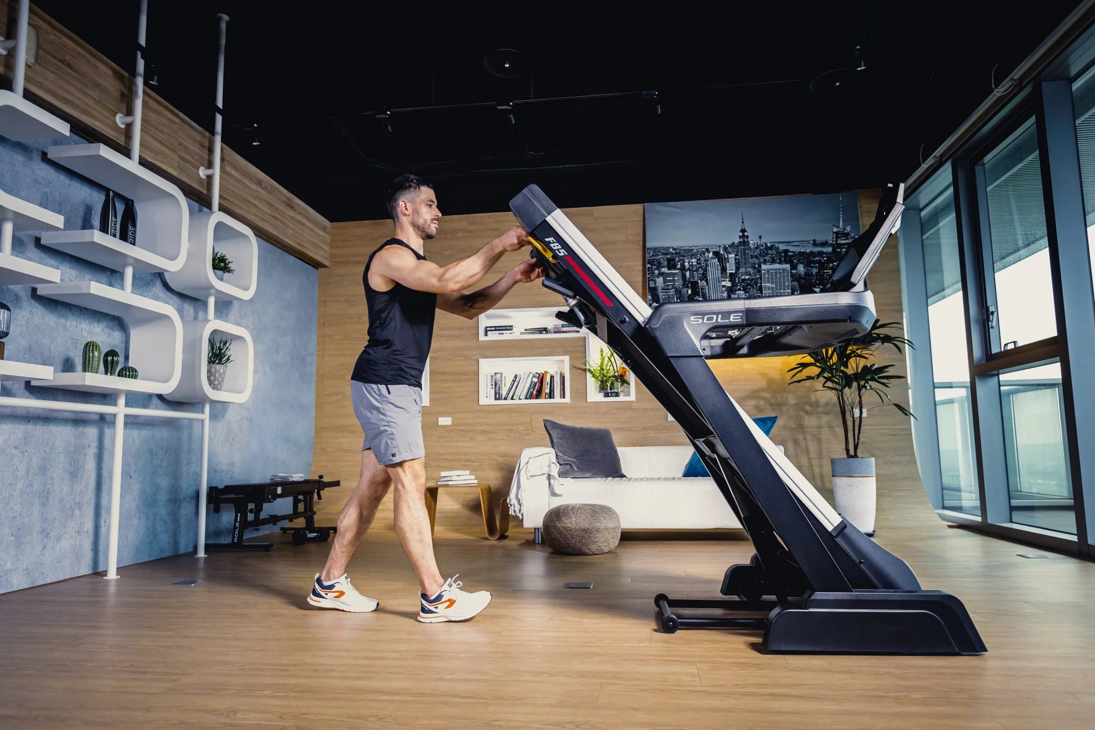 Folding Treadmill for Home Cardio Workout A260373