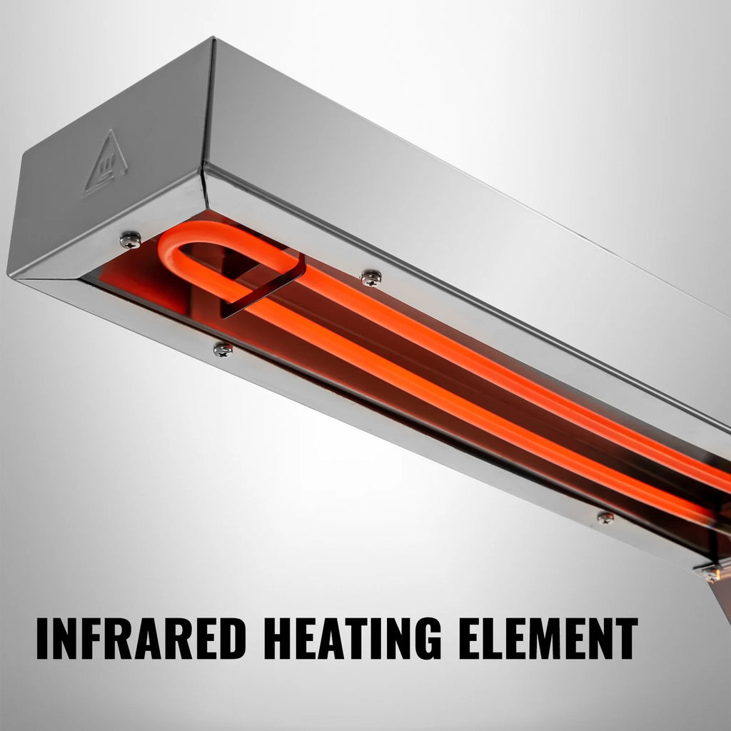 Food Warmer with Heat Lamp and Drip Pan O932407