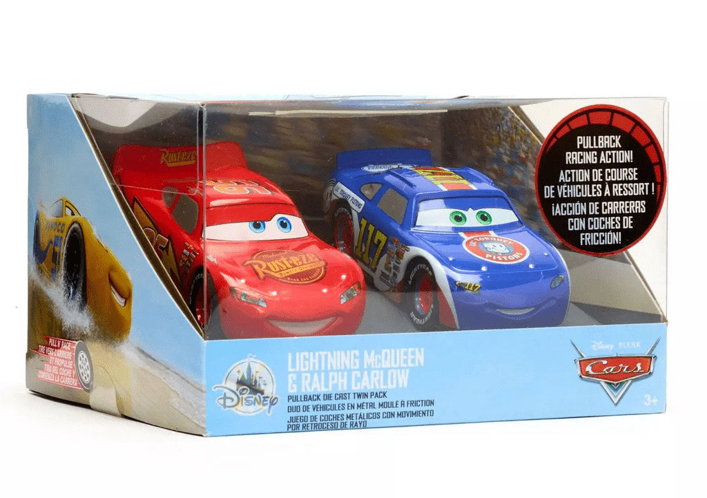 Pixar Cars Lightning McQueen Pullback Car with Box S1626