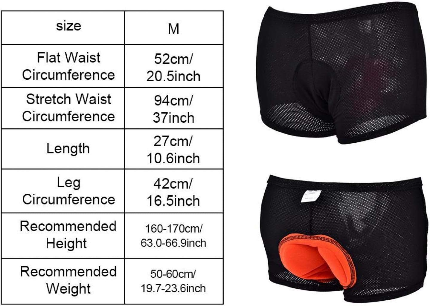 Men's 3D Padded Cycling Shorts N416521