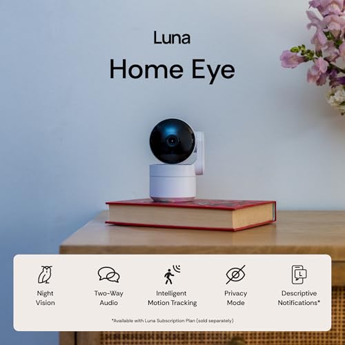 Indoor Security Camera with 360-Degree Pan/Tilt, AI Motion Detection, Night Vision, Two-Way Audio, Wi-Fi F45987