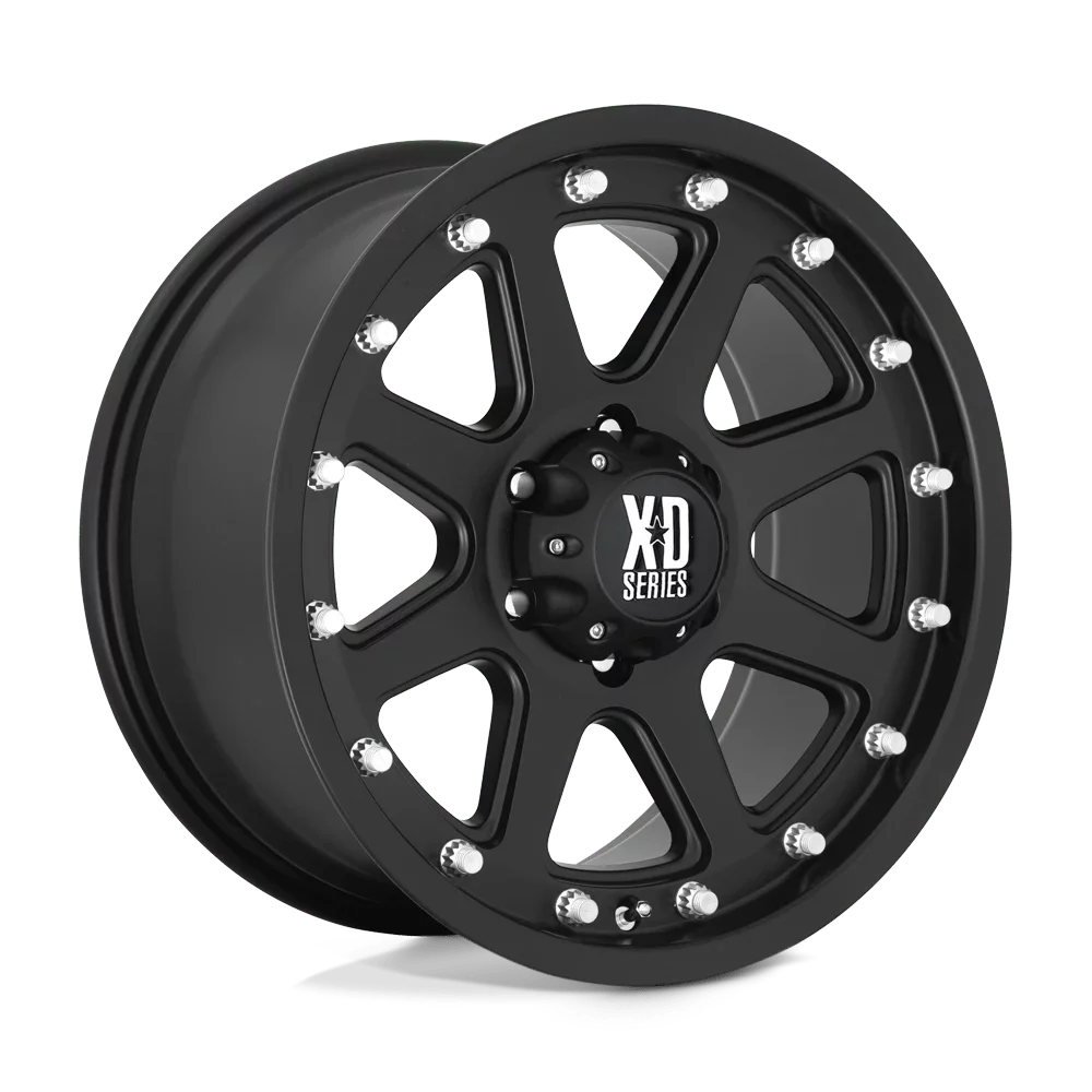 Aluminum Rim 17x9in Matte Black W390