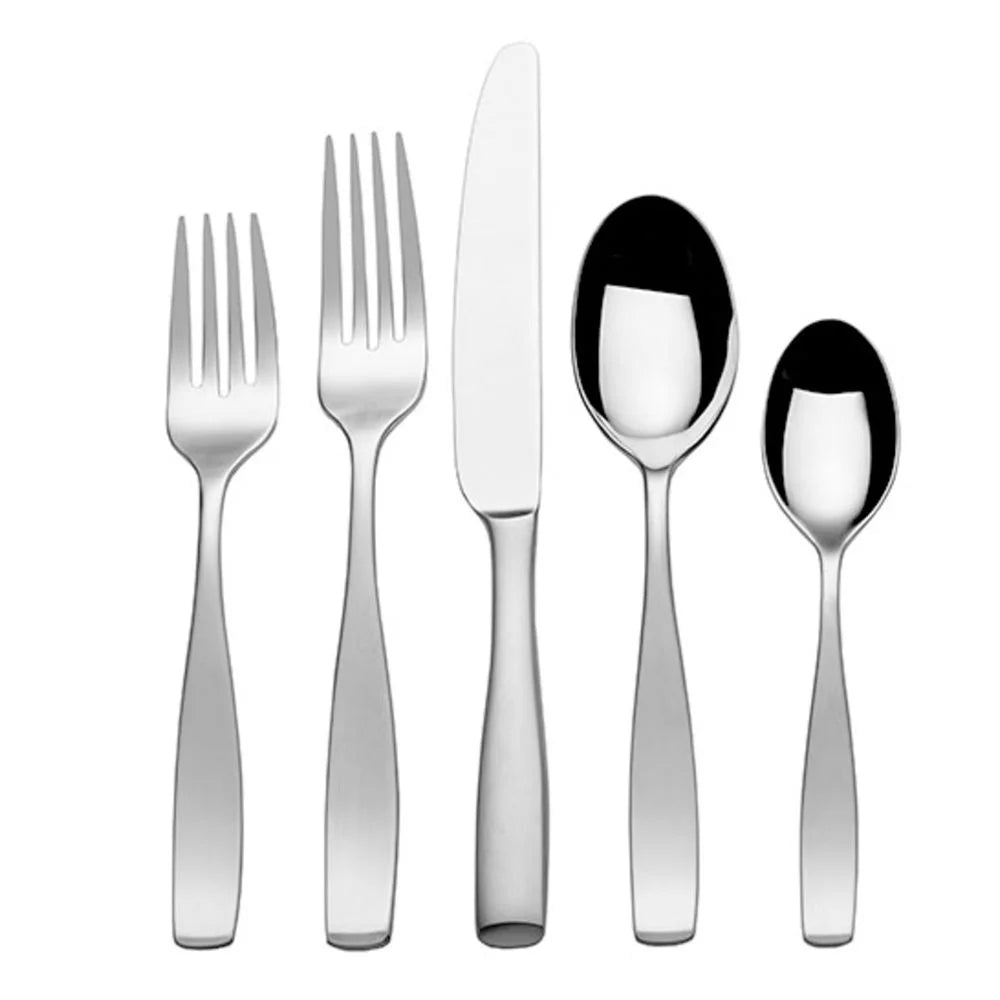 65-Piece Stainless Steel Flatware Set with Serving Utensils, Service for 12 S5962