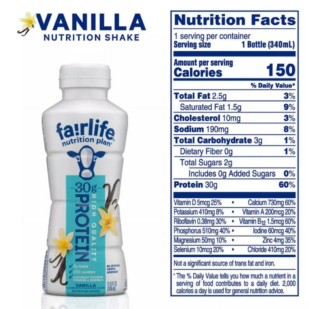 Vanilla Nutrition Shake 11.5 fl oz 12 Pack I53139