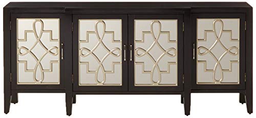Antique Black Console Table S918638