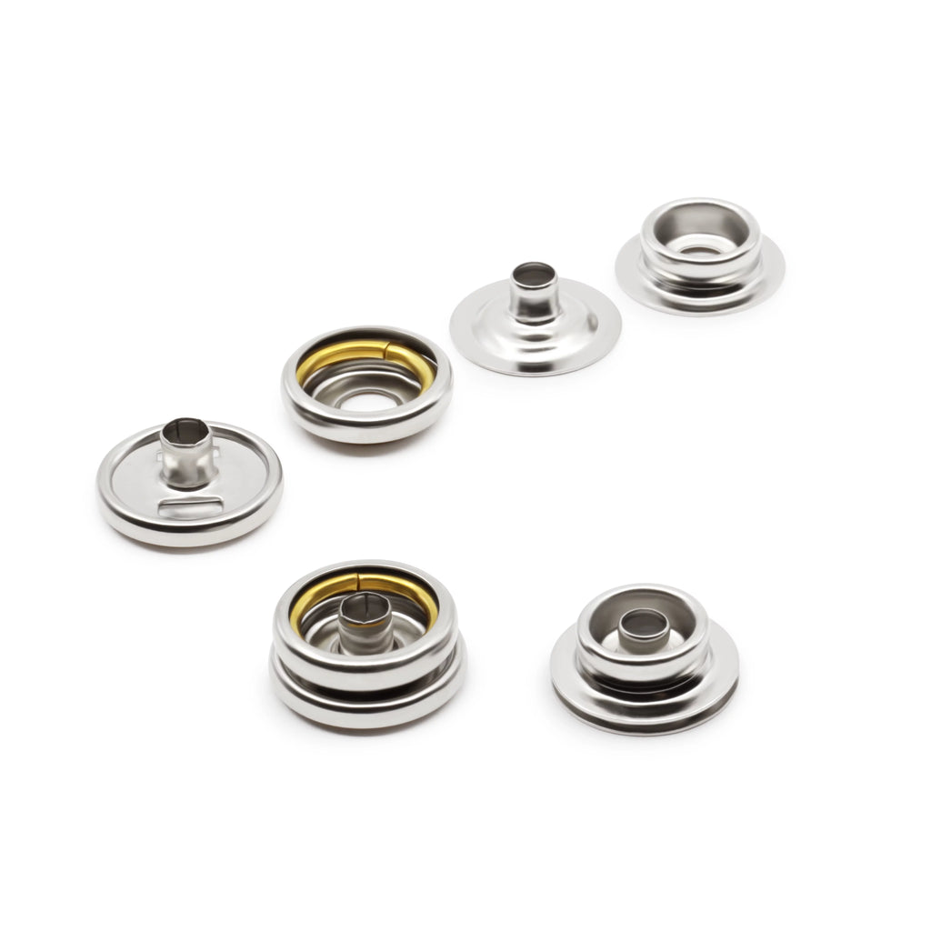 Heavy Duty Snaps & Tools, Silver, 60 Sets Y52529