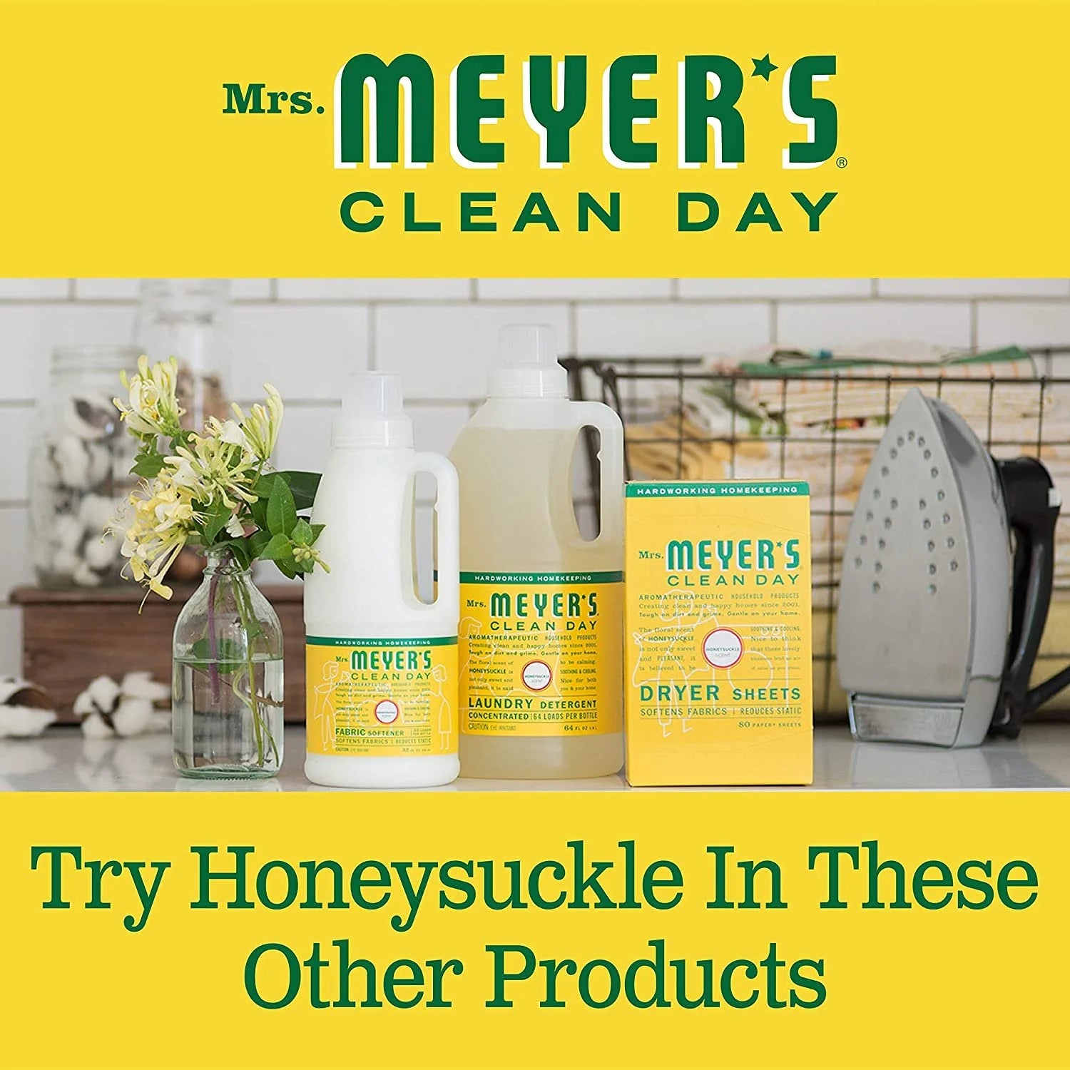 Laundry Detergent, Honeysuckle Scent, 64 oz Concentrate B4665