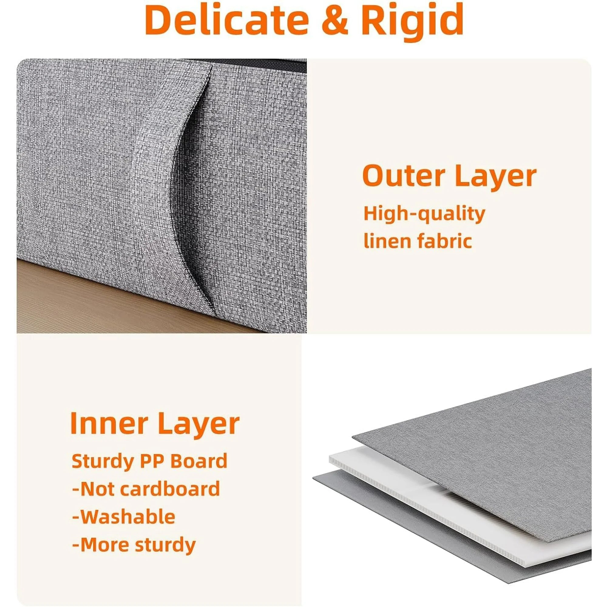Under Bed Storage Containers with Dividers, Low Profile, Grey Q699