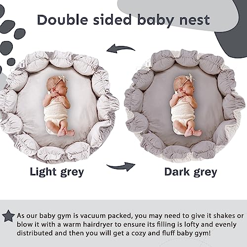 5-in-1 Baby Play Gym with Tummy Time Mat and 6 Toys A16487