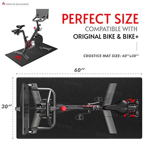 Bike Trainer Mat 6mm for Cycling, Treadmill & Row, Protect Hardwood Floor X347