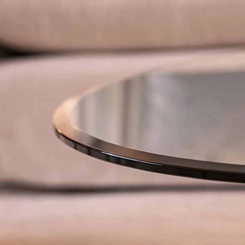 26" Round Tempered Clear Glass Table Top S581