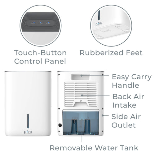 1 Pint PureDry Deluxe Dehumidifier W98207