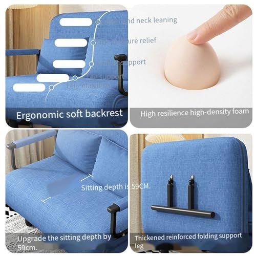 Sofa Bed Convertible Sleeper Chair with Washable Cover O564