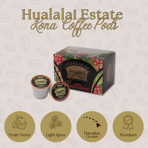 Kona Coffee Medium Dark Roast Single Serve Cups, 12 Count E661