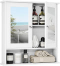 Wall Bathroom Storage Cabinet, White