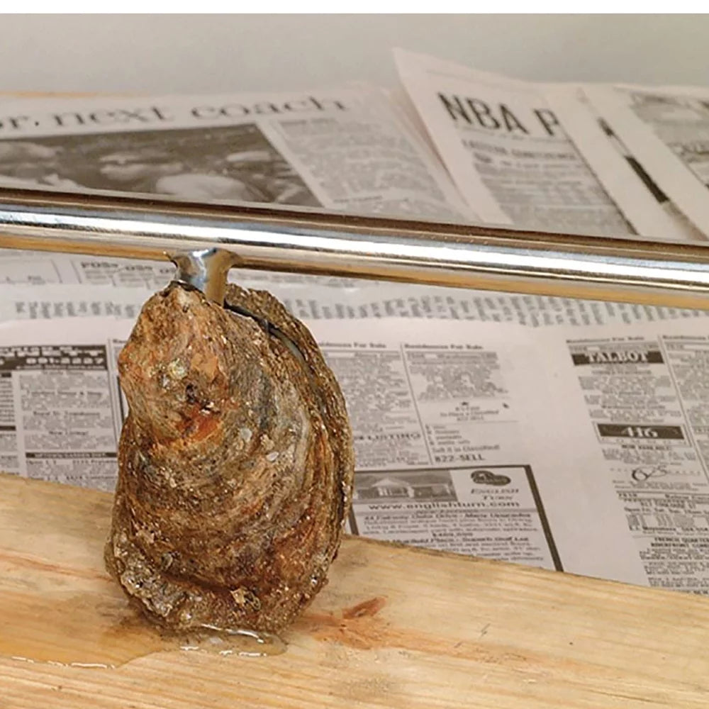 Stainless Steel Oyster Opener with Knife G1551