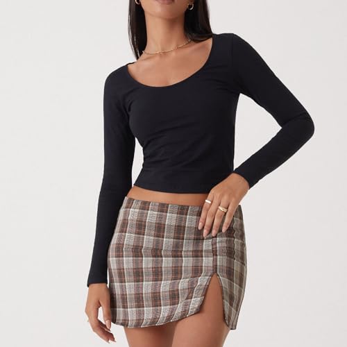 Women's Ribbed Long Sleeve Crop Top G522