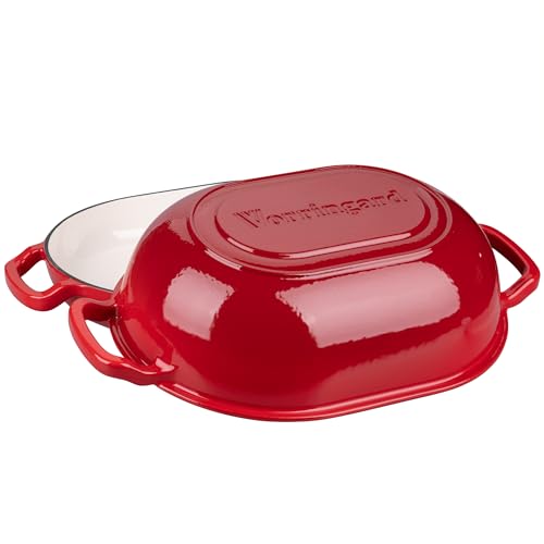 Enameled Cast Iron Dutch Oven with Lid for Bread Baking, 5QT M245