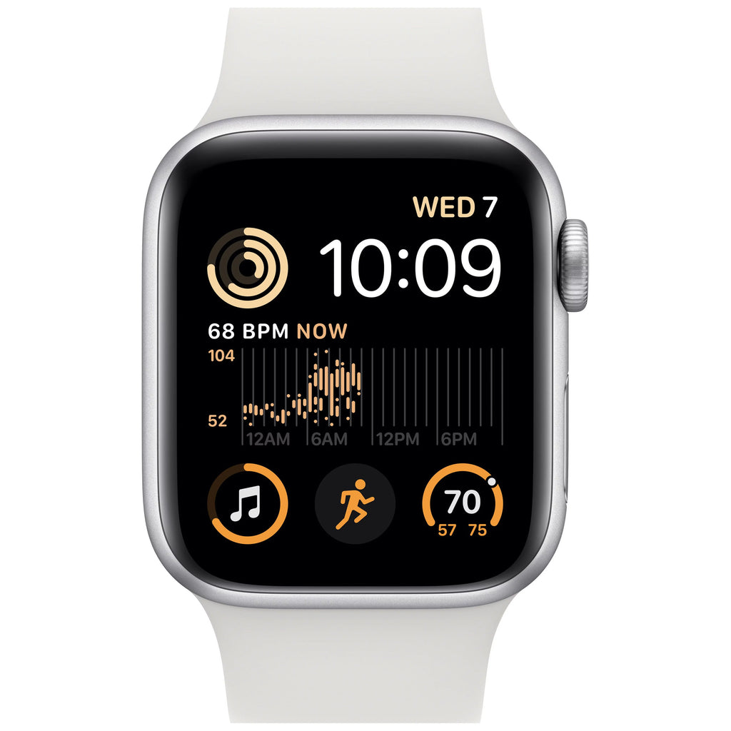 Refurbished Smartwatch GPS 40mm Silver Aluminum with White Sport Band W7247