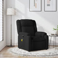 Massage Recliner Chair Black Fabric,Massage Recliner Chair with 6Point Vibration Massage for Ultimate Comfort and Relaxation Living Room Armchairs, Recliners & Sleeper Chairs
