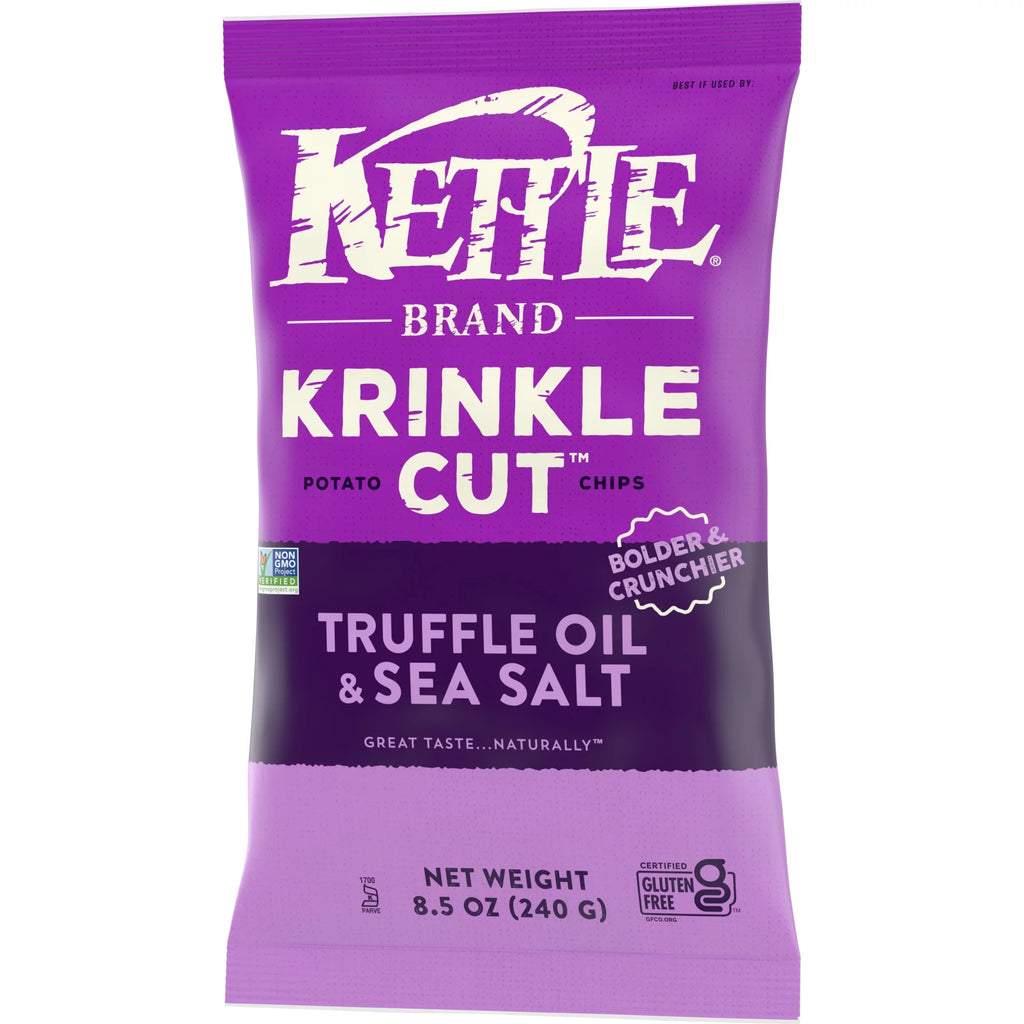 Truffle Oil and Sea Salt Krinkle Cut Potato Chips, 8.5 oz J364766