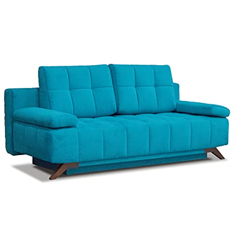 Sleeper Sofa with Storage, Queen Size, Dark Grey E481584