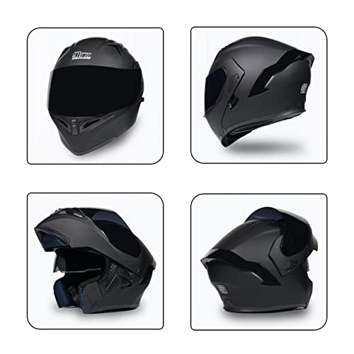 Motorcycle Bluetooth Helmet Full Face Modular Dual Visors O714