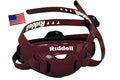Riddell SpeedFlex Hard Cup Cam-Loc Chinstrap + Chrome US Flag Helmet Decal