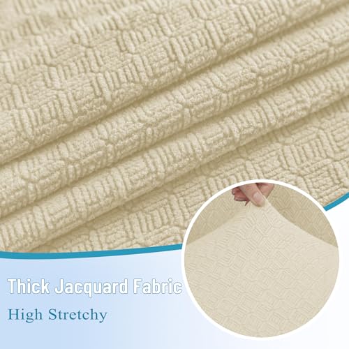 Waterproof Sectional Couch Cushion Covers 11 Pieces Stretch Jacquard L Shaped Sofa Slipcover A930203