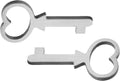 Jewelry Box Key FOR VTG Jewelry Key Lane Miniature Mini Cedar Chest Box *KEY ONLY(small)-2pcs