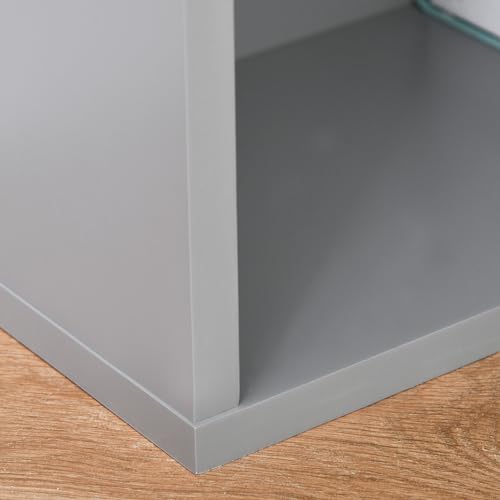 Wall-Mounted Fold-Out Writing Desk with Blackboard and Side Shelf S7722