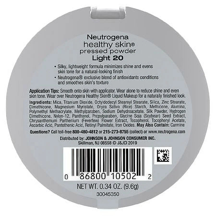 Pressed Powder, Light 20, 0.34 oz, Pack of 2 K892044