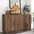 Sideboard Buffet Cabinet with Storage, 32" Small Buffet Cabinet for Dining Room, Kitchen Coffee Bar Cabinet with Adjustable Shelf, Accent Storage Cabinet for Entryway, Living Room. (32" Wide)